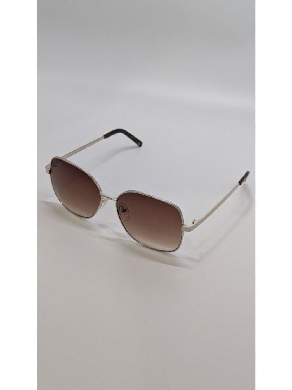 Tommy Hilfiger Silver-Tone Myrtle Semi-Oval Rectangular Sunglasses